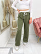 BRITT WIDE LEG PANTS groen