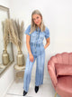 QUEEN HEARTS DENIM JUMPSUIT