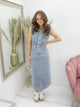 ALAYA DENIM DRESS