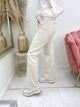 QUEEN HEARTS STRAIGHT LEG JEANS beige