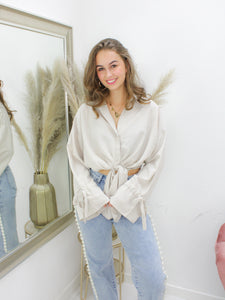 SKYE BLOUSE beige