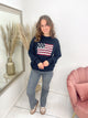 USA SWEATER blauw