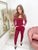 MADISON JUMPSUIT burgundy