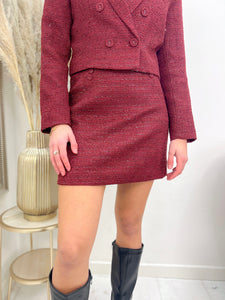 SELINA SKIRT burgundy