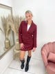 SELINA BLAZER burgundy