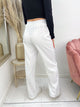 BRITT WIDE LEG PANTS striped/wit