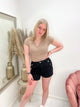 MOLLY DEMIM SHORT zwart