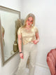 LIYA SPARKLE TOP goud