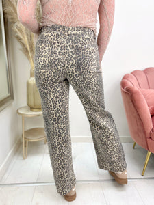 MINA PANTER PRINT JEANS