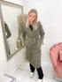 JESS TRENCHCOAT legergroen