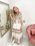 LEAH DRESS taupe