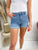 MOLLY DEMIM SHORT medium blue