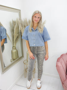 JESS DENIM TOP