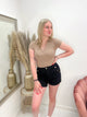 MOLLY DEMIM SHORT zwart