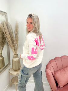 NY SWEATER roze