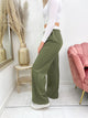 BRITT WIDE LEG PANTS groen