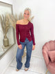 MIYA TOP burgundy