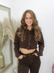 LILLY DENIM JASJE bruin