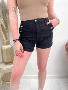 MOLLY DEMIM SHORT zwart