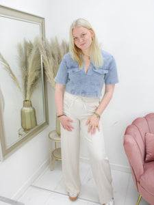 KAE DENIM TOP