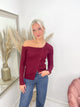 MIYA TOP burgundy