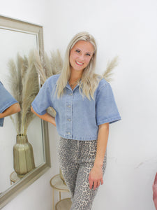JESS DENIM TOP