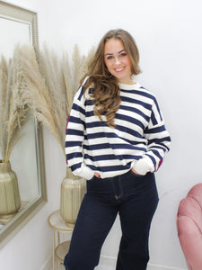 TESS SWEATER blauw