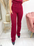 HELENA PANTALON burgundy