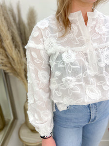 ELVIRA BLOUSE wit