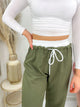 BRITT WIDE LEG PANTS groen