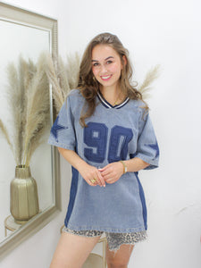 LEAH T-SHIRT blauw