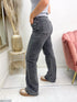 ELAYSA WIDE LEG JEANS grijs