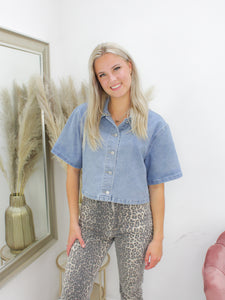 JESS DENIM TOP
