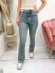 INEZ FLARED JEANS washed