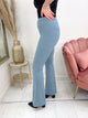 IVIVI FLARED BROEK blauw