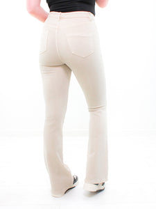 LOS ANGELES FLARED JEANS beige